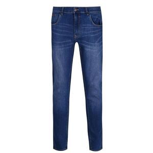 Lee Cooper Mens Denim Plain Slim Jeans / Mid Wash